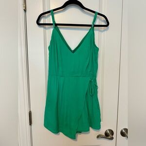 Superdown Karen Wrap Romper